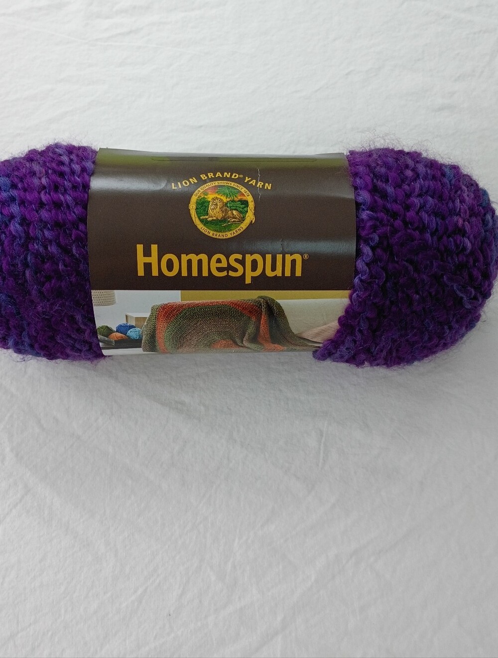 NWT Lion Brand Yarns Homespun Purple Haze 6 oz 185 yd 421